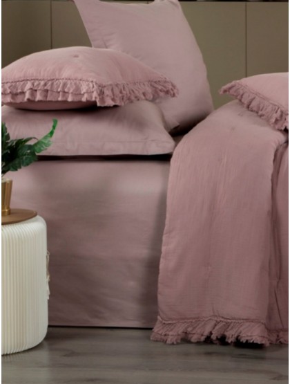 Cloud Stonewashed Cotton (пыльная роза) комплект с одеялом "KAZANOV.A." Евро